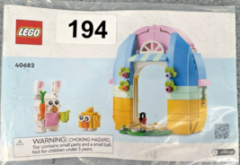 LEGO 40682 Easter Bunnies Instruction Manual Only OEM Original - $9.89