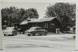 Wis. Timme&#39;s Ranch at Bridge Hwy 12 Lake Delton Coca Cola Old Cars Postcard O12 - £19.94 GBP