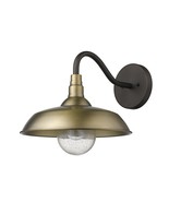 Burry Rustic Elegance Single Bulb Wall Sconce in Antique Brass | 13.5&quot;x14&quot; - $6,940.58 MXN