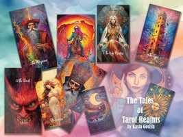 Tales Of Tarot Realms - Tarot Cards Gloss - By Kasia Goslyn - £66.00 GBP