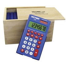 Victor Vct108Tk-A1 108 Teacher&#39;S Calculator Kit,Blue, Red And White,, Pack Of 10 - $82.92