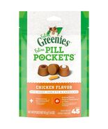 BestBy07/25 Greenies Feline Pill Pockets Cat Treats Chicken Flavor 1.6oz... - $130.93 MXN