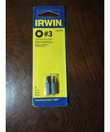 Irwin #3 Square Recess Insert Bits  2 Pieces - $18.69