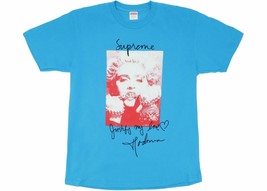 DS Supreme Madonna Tee Bright Blue Size Small in plastic 100% Authentic! - £223.33 GBP