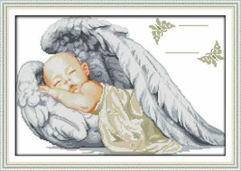 14ct Counted Stamped Cross Stitch Kit Pattern Tapestry Embroidery Needle... - $12.99