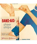 1958 Band-Aid Sheer Strips Johnson &amp; Johnson Advertisement Life Magazine... - $29.99