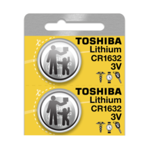 Toshiba CR1632 3V Lithium Coin Cell Battery (2 Batteries) - $3.95