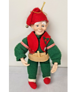 Christmas Elf 1998 By Holiday Creations Poseable 9” VGUC - £7.70 GBP