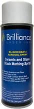 Brilliance Laser Inks Ceramic and Glass Black Marking Spray - 12oz Aerosol  - £57.71 GBP