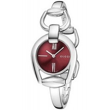 Gucci Horsebit Collection Red Dial Ladies Watch YA139502 - £383.68 GBP