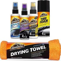 Car Cleaning Kit Interior Exterior Tire Foam Glass Spray Cleaning Towel 5-Piece - £20.24 GBP