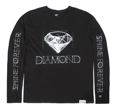 Diamond Supply Co. Men&#39;s Blueprint Long Sleeve Tee Black T-Shirt - £18.92 GBP