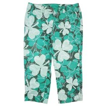 Loudmouth Womens Capri Pants St Patricks Pattys Day Irish Shamrock Green 8 - $72.43