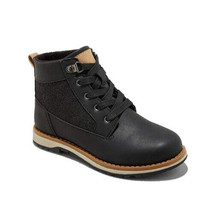 Cat &amp; Jack Boys Black Joah Fashion Boots NWT - £14.94 GBP