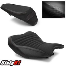 Kawasaki Z900 Seat Covers 2017 2018 2019 Luimoto Front Rear Black Carbon - £198.10 GBP