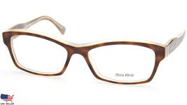 New Miu Miu Vmu 02I HAH-1O1 Tortoise /BEIGE Eyeglasses Glasses 54-16-140mm Italy - $112.69