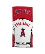 Los Angeles Angels OFFICIAL MLB Jersey Personalized Beach Towel  - €42,92 EUR