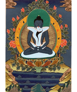 Hand-painted Tantra Buddha, Samantabhadra, Tibetan Thangka,Art on Canvas... - $104.85