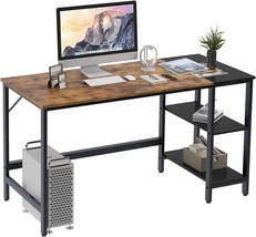 Soges 55.1 Inch Home Office Computer Desk, Study Writing Table Desk With, 140. - £122.29 GBP