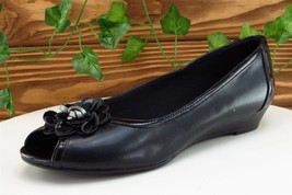 Life stride Women Sz 7.5 M Black Smoking flats Synthetic Shoes - £15.49 GBP