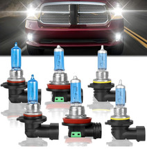 Halogen Headlight Bulbs,9005 High Beam + H11 Low Beam + 9006 Fog Light-P... - $619.56 MXN