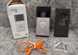 Ring Battery Doorbell HD Smart Wifi Video Doorbell Satin Nickel New/Open... - $49.99