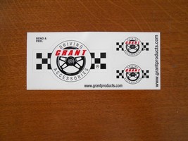 Grant Products Driving Accessories Sticker / Decal Sheet of 3 - $3.80