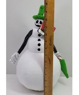 Nightmare Before Christmas Jack 14&quot; Animated Singing Snowman Plush W/ Ta... - $460.37 MXN