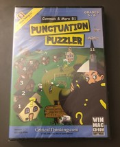 Brand New Sealed Punctuation Puzzler: Commas &amp; More B1 CD-ROM Mac Windows - $9.90