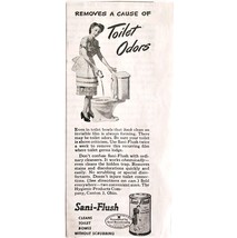 1944 Sani-Flush Toilet Bowl Cleaner Advertisement Bathroom Clean Product... - $19.99