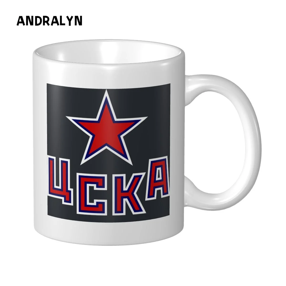 Hc Cska Moscow Khl Russian Professional-Hockeyer Black Russia Logo Mug Coffee Mu - $19.99