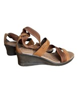 Keen Skyline 1014311 Women&#39;s Brown Leather Buckle Ankle Wedge Heel Sanda... - $56.13 CAD