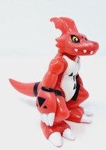 Digimon Guilmon 3" PVC Figure Bandai HT HTF Toy Digital Monster 2001 VTG - $18.78
