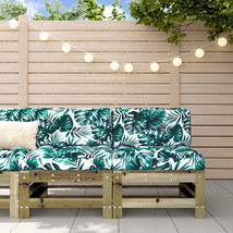 Garden Middle Sofas 2 pcs Impregnated Wood Pine - £76.43 GBP