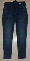NWT WOMENS SONOMA DISTRESSED BLUE JEAN PULL ON ANKLE JEGGING W/ POCKETS ... - £22.36 GBP