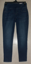 NWT WOMENS SONOMA DISTRESSED BLUE JEAN PULL ON ANKLE JEGGING W/ POCKETS ... - $28.01