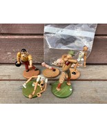 VTG RARE JOINTED WOOD SPORTS PLAYER FIGURES MADE WESTERN ZONE GERMANY PARTS - £94.92 GBP