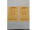Lot Of (2) Silverwolf Games Arena Character Sheets Sci Fi RPG - $128.29