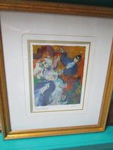 SERIGRAPH WEDDING SIGNED BY BEN AVRAM LIMITED EDITION 19 X 17 - $188.15