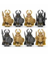 Norse Mythology The Thor Asgardian Royal Guards 5 Custom Minifigure Set - $13.99