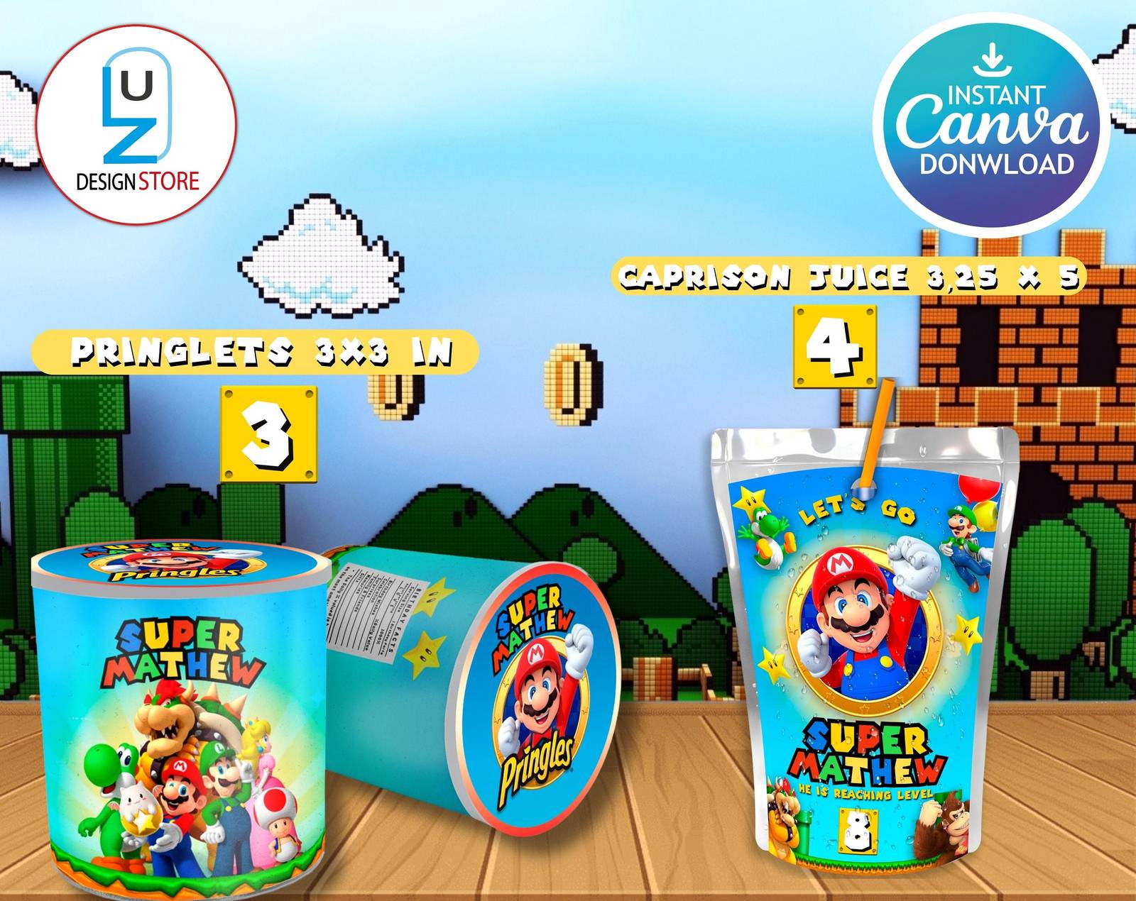 Super Mario Bundle Printables, Super Mario Decorations, Super Mario ...