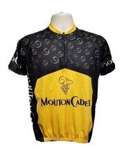 Mouton Cadet Mens Medium Yellow Cycling Jersey - $17.82