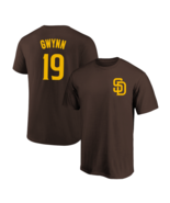 Tony Gwynn T-Shirt San Diego Padres Player Name &amp; Number Soft Jersey Tee - $19.99