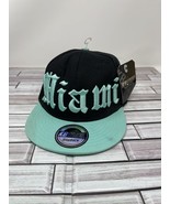 KBethos Miami Teal Black Embroidered Snapback Hat Cap - $23.90 CAD