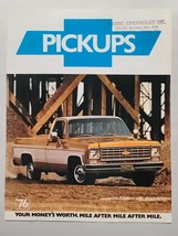 GENUINE ORIGINAL 1976 CHEVROLET PICKUPS Dealers Brochure - $11.29