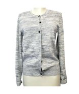 Croft &amp; Barrow Cardigan sweater Blue Marled Womens Petite size P /XS - $15.00