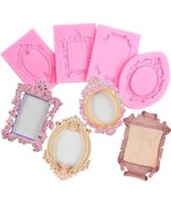 4pcs Frame Fondant Cake Silicone Mold Wedding Decorating Tool Chocolate ... - $14.24