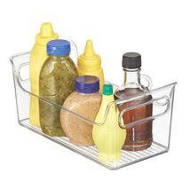 iDesign Plastic Condiment Organizer with Handles for Fridge - Clear - Ma... - €21,95 EUR