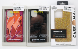 iPhone 12 Pro Max 13 Pro Max Phone Case Lot of 3 Heyday Sonix LEAF Print... - £21.71 GBP
