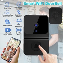 Wireless Smart Wifi Doorbell Video Night Visual Camera Intercom Home Security Us - £32.75 GBP